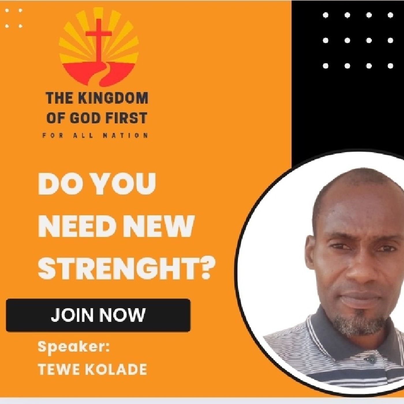 DO YOU NEED NEW STRENGHT?