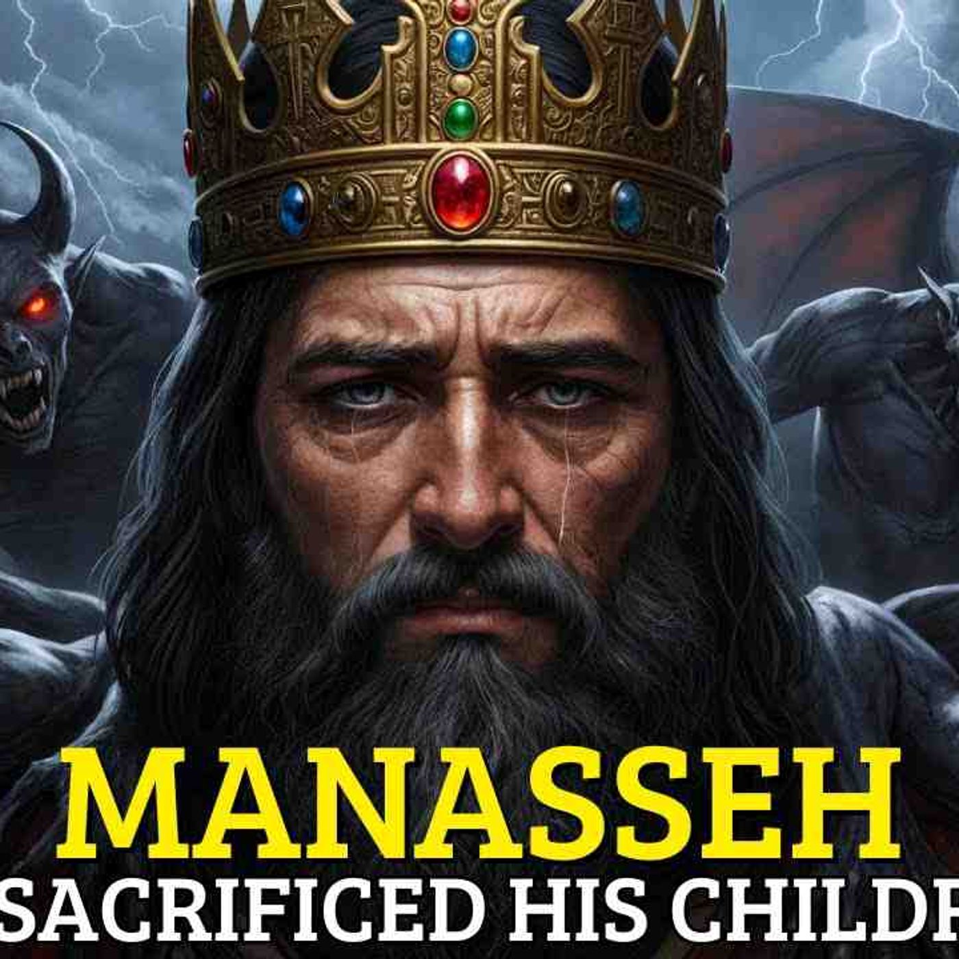 Manasseh - The Evil King Who Killed the Prophet Isaiah and Sacrificed His Own Children episode artwork