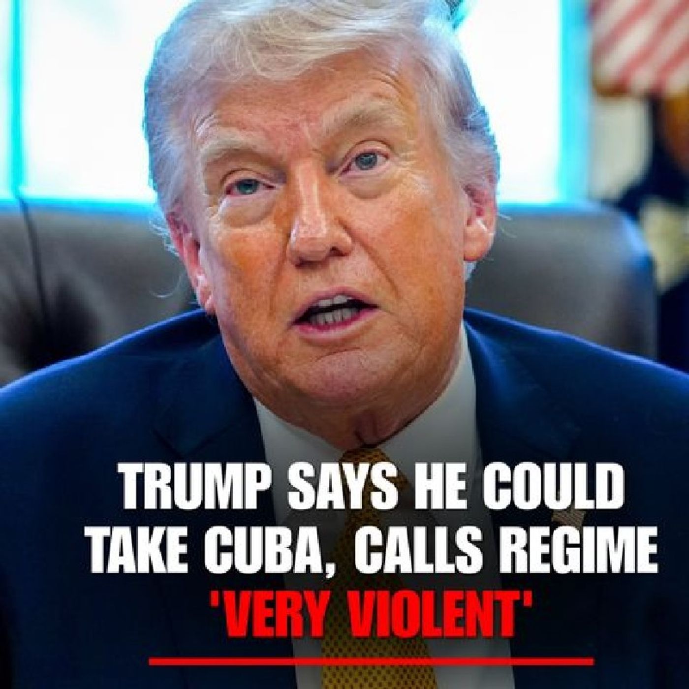TAKEOVER TALK: President Trump floated the idea that the United States could take Cuba "in some form,” saying the island nation is currently episode artwork