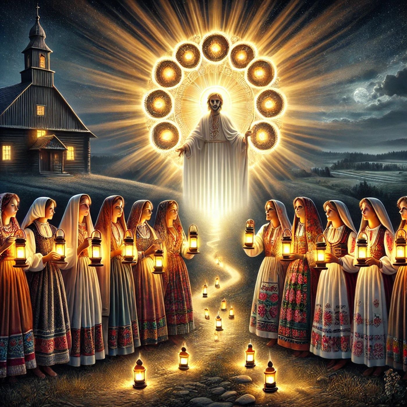 "Oblubieniec czeka z nieskończoną cierpliwością, ale Jego wesele nie jest dla bojaźliwych; tylko odważni mają odwagę wejść." episode artwork