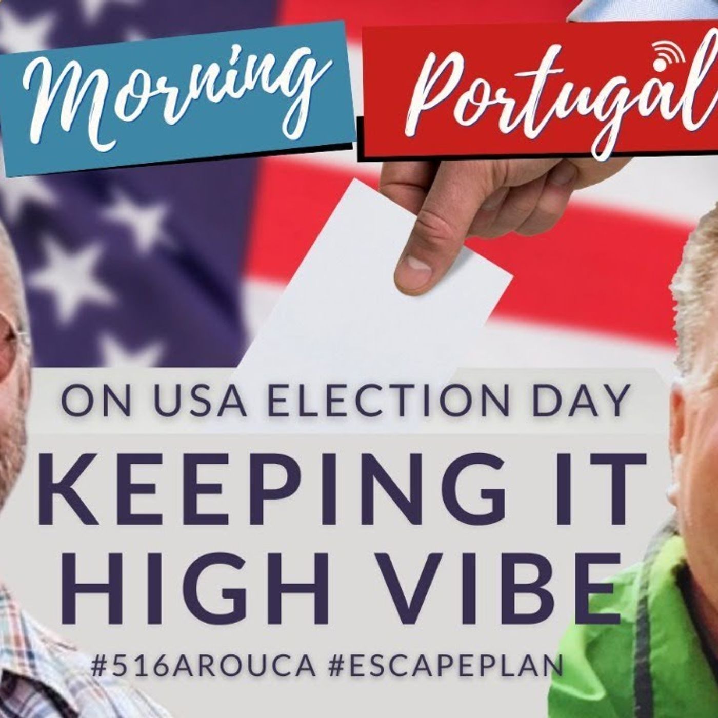 Keeping it HIGH VIBE on USA Election Day on Good Morning Portugal!