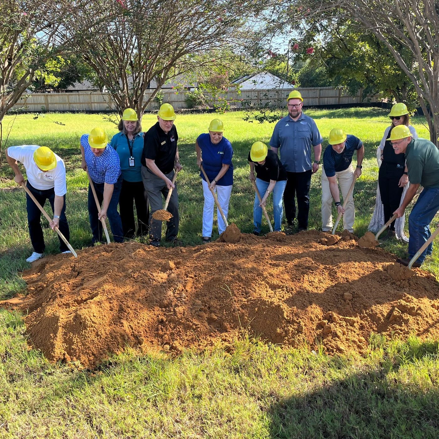 Groundbreaking for the first building at the new home of the local non profit assisting those aging out of the foster care system