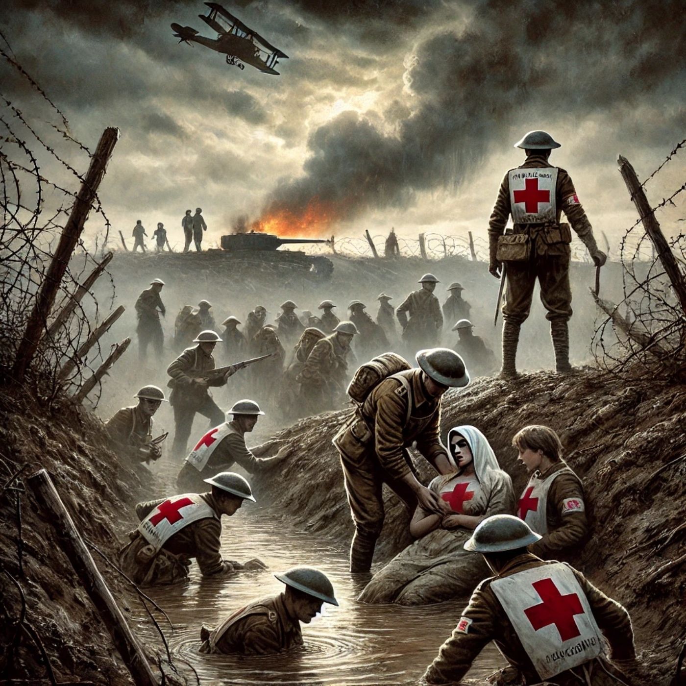 Red Cross Girls in the British Trenches podcast artwork
