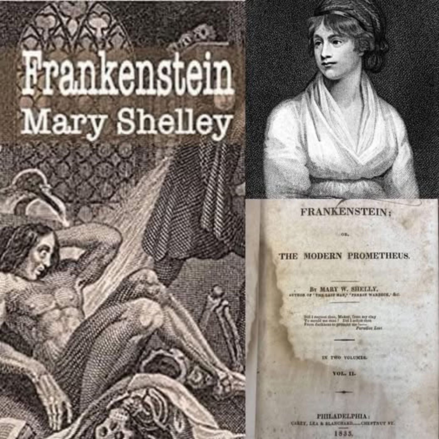 Frankenstein by Mary W. Shelley.