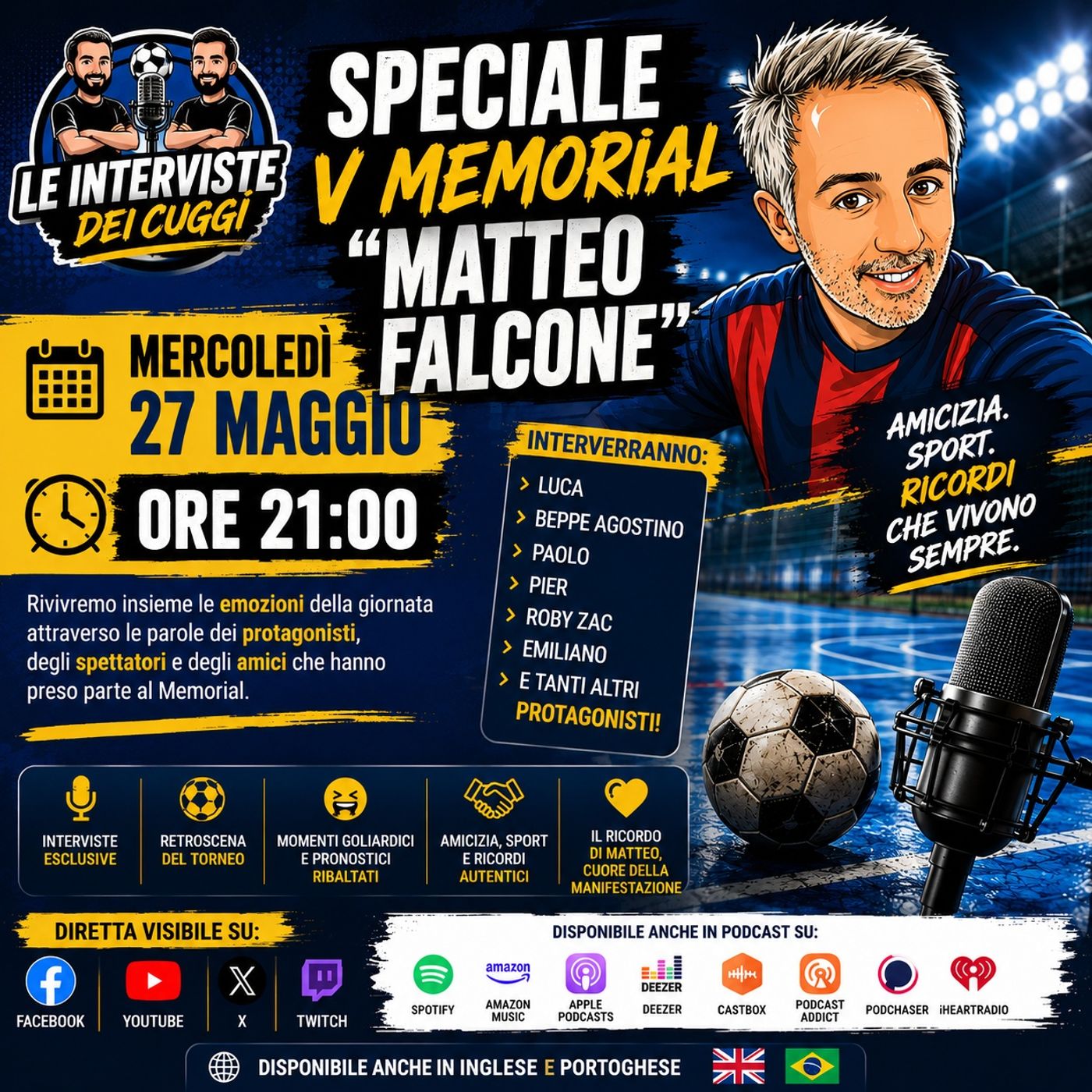 Le Interviste del V Memorial "Matteo Falcone" episode artwork