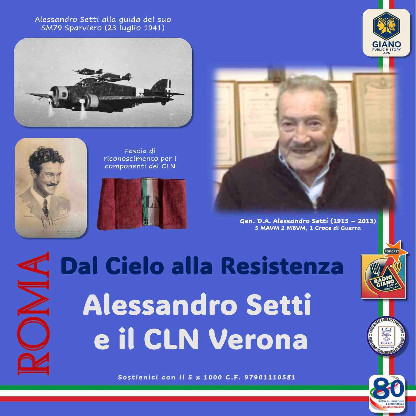 Dal Cielo alla Resistenza : Alessandro SETTI e il CLN Verona
