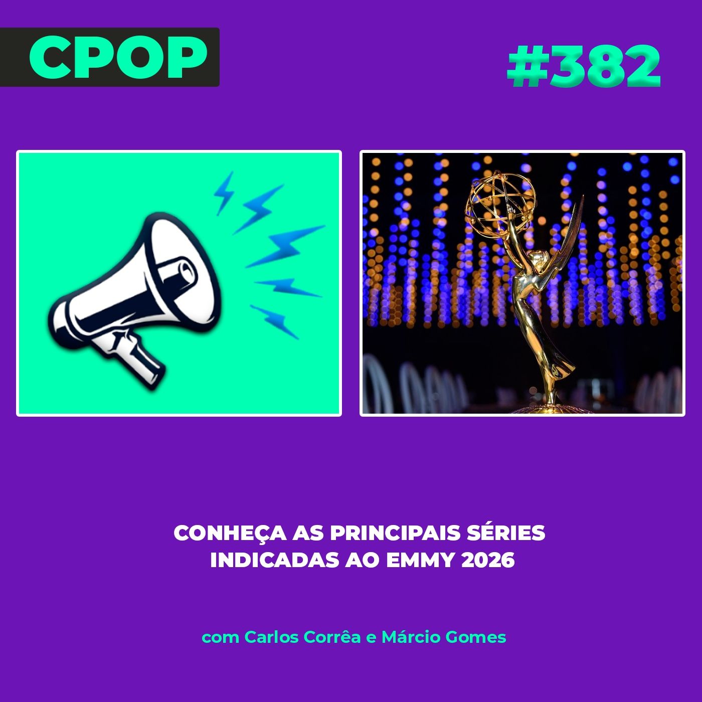 #382: Conheça as principais séries indicadas ao Emmy 2026 episode artwork