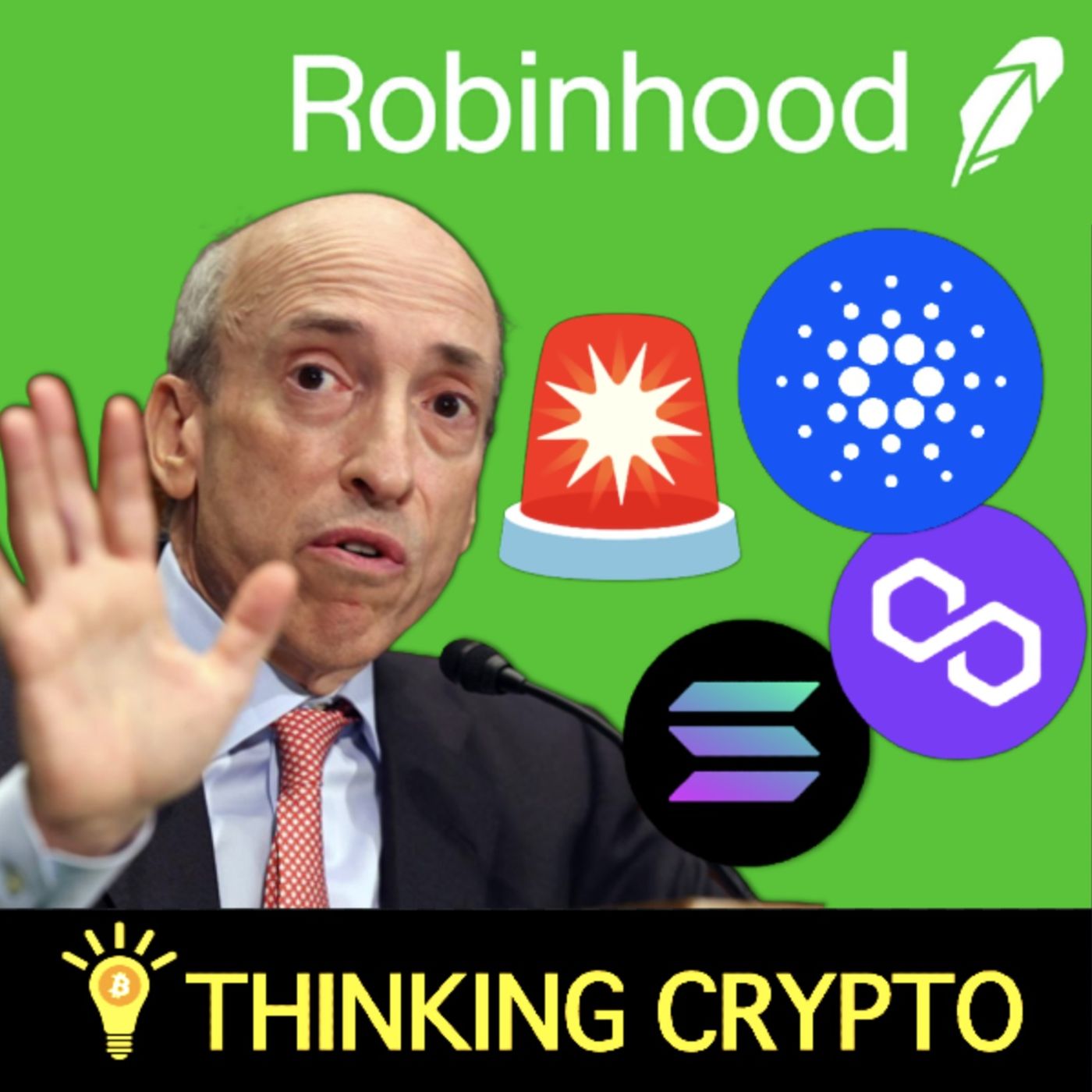 🚨ROBINHOOD DELISTS CARDANO ADA, POLYGON MATIC, & SOLANA - CUSTODIA CRYPTO BANK BIG WIN AGAINST FED