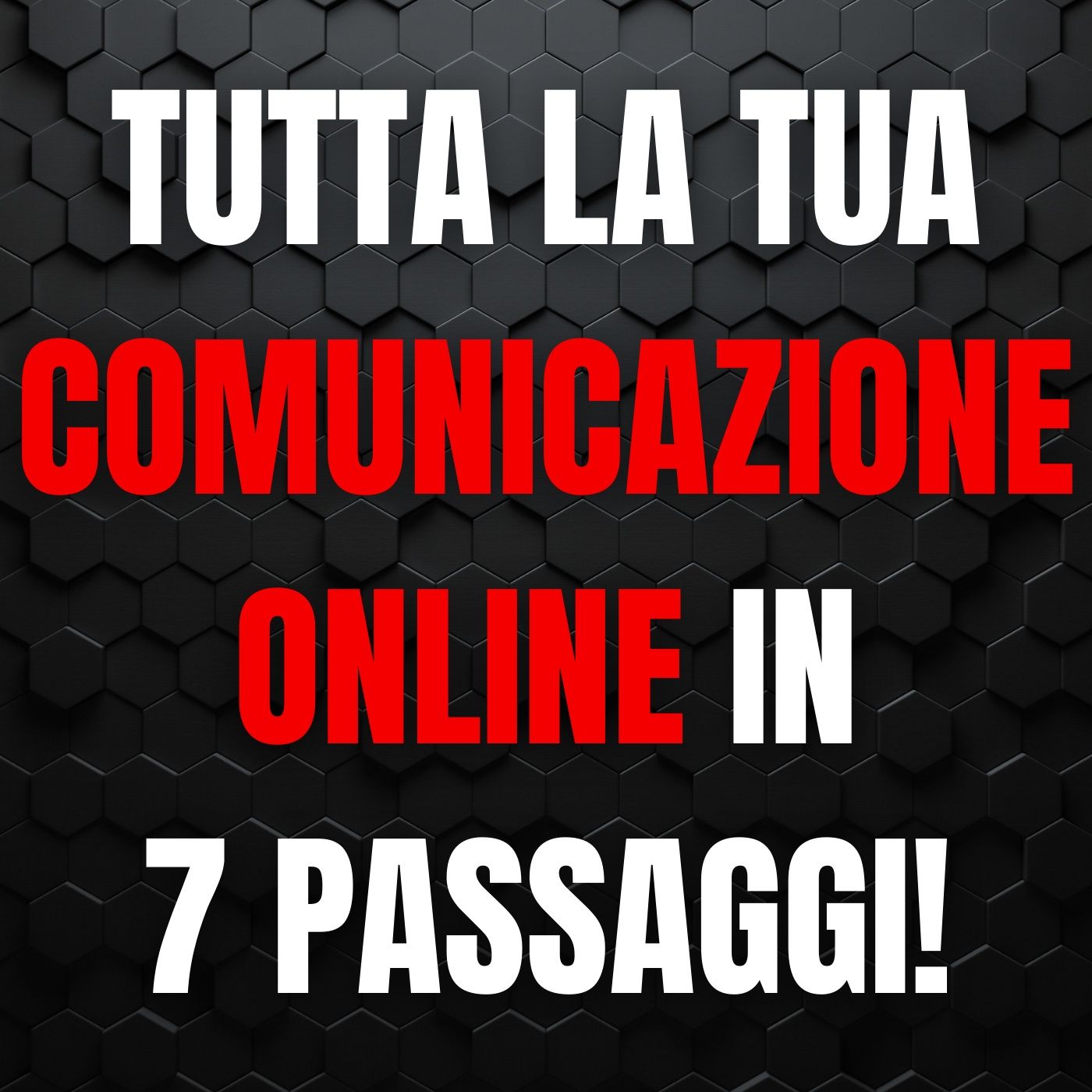 169 - Tutta la Comunicazione Online per la tua Azienda in 7 passaggi podcast episode artwork