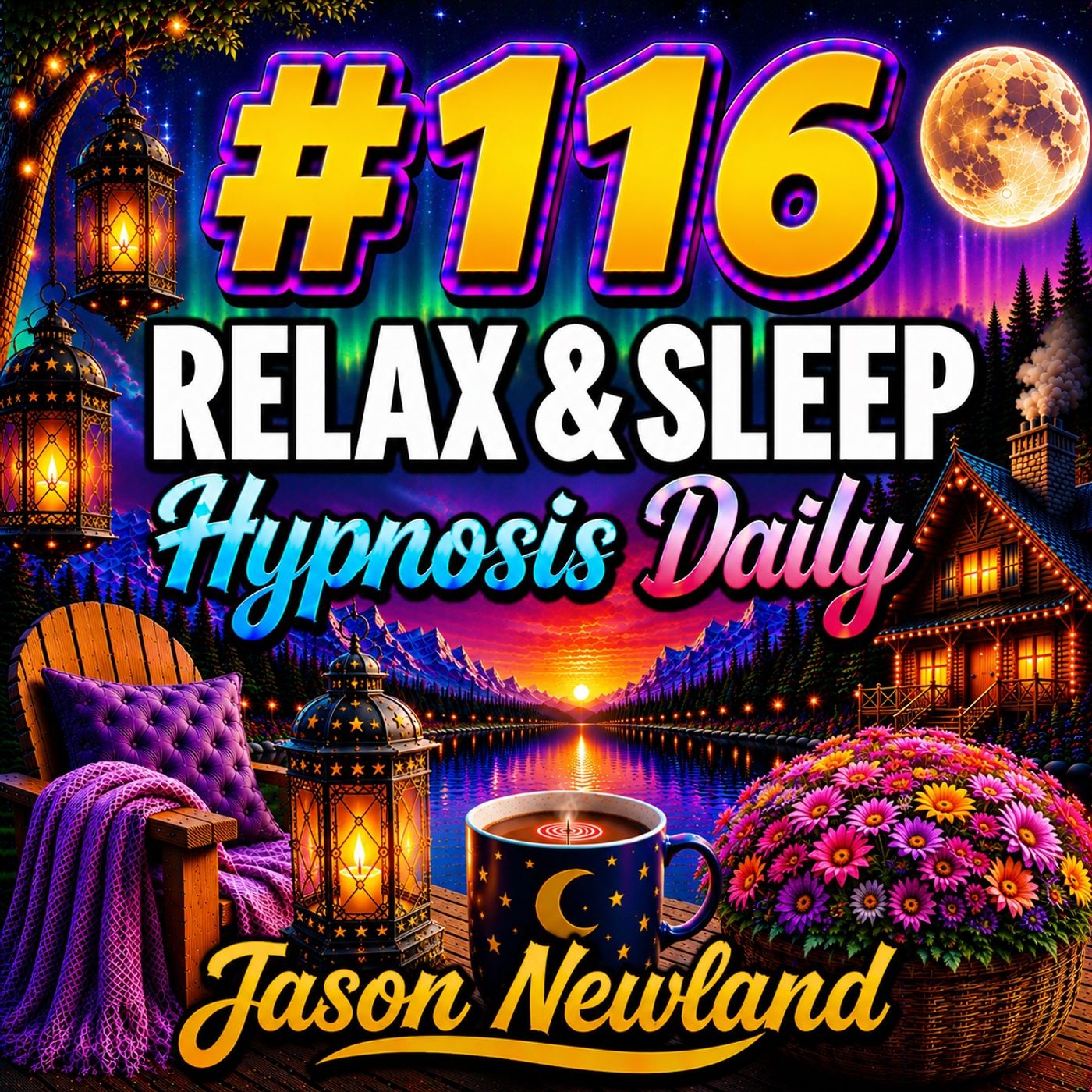 #116 Relax & Sleep Hypnosis Daily - PEACEFUL FEELING (Jason Newland) episode artwork