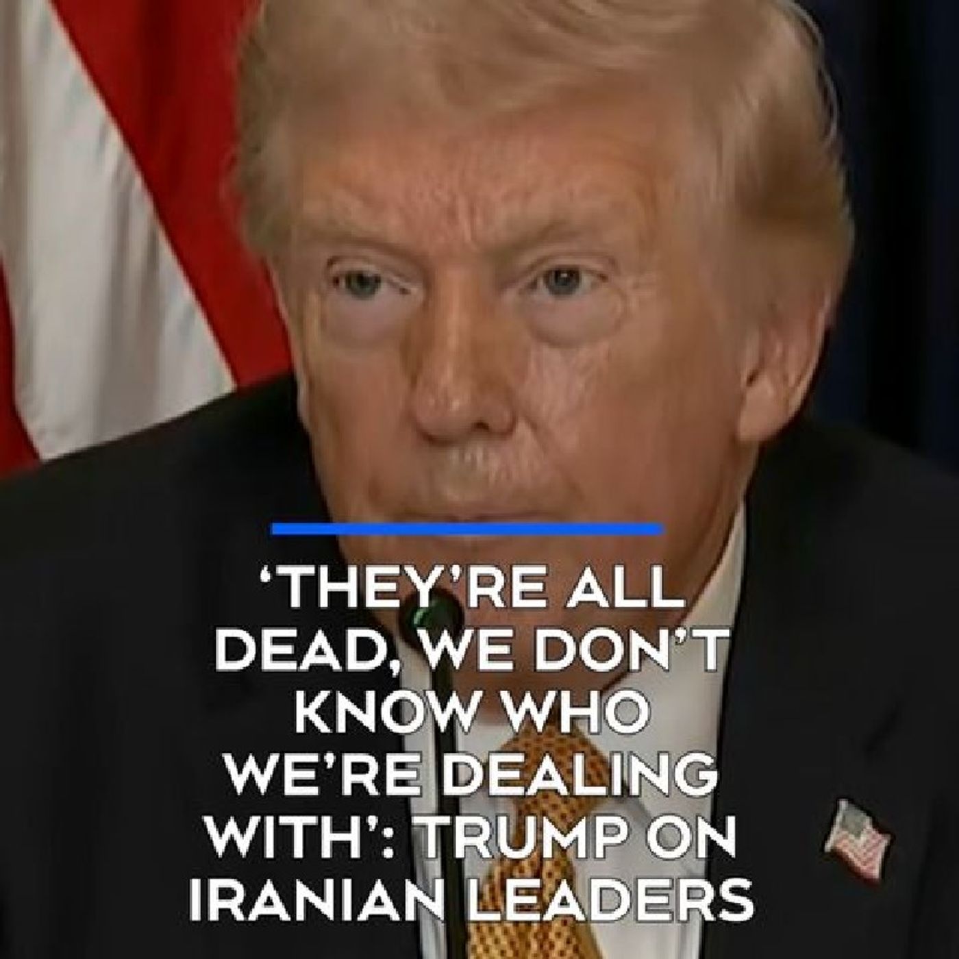 Trump claims that American forces have killed all the remaining leaders in the Iranian regime and speaks on the use of AI to spread misinfor episode artwork