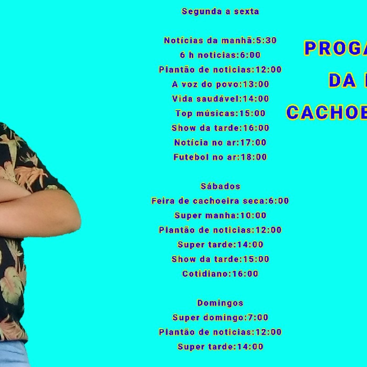 Progamação Da Rádio Cachoeira Seca