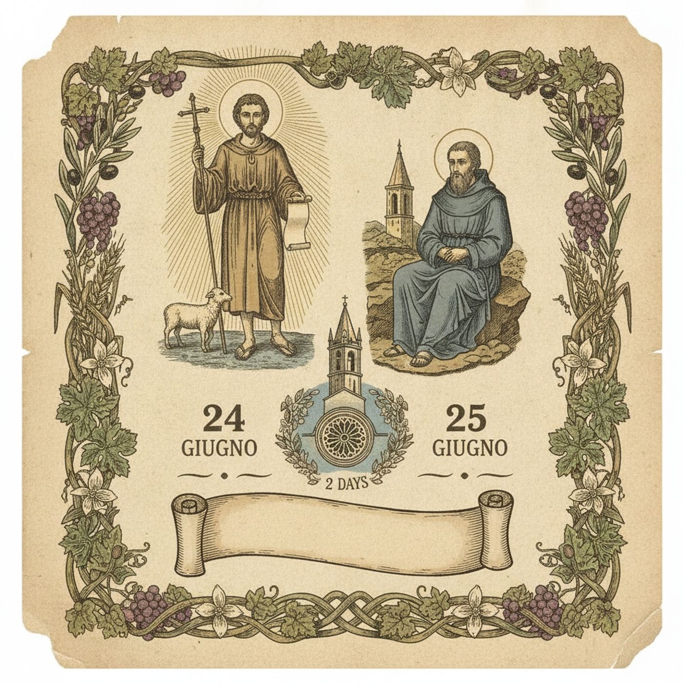 Sotto l'Aura di San Giovanni e la Quietudine di San Guglielmo: L'Almanacco di Trani Italia News per il 24 e 25 Giugno 2026 episode artwork
