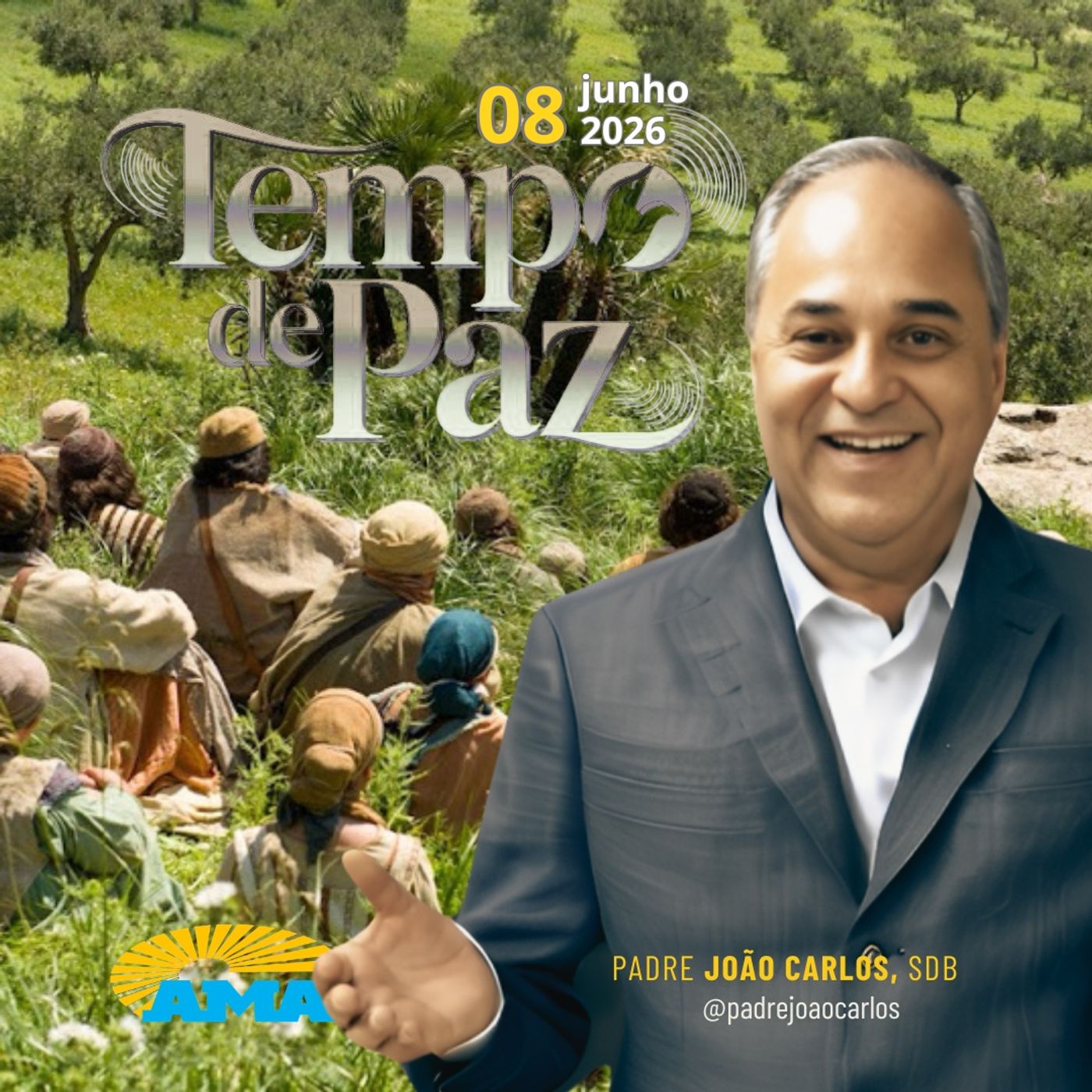 08/06/26 - Programa Padre João Carlos | Tempo de Paz episode artwork