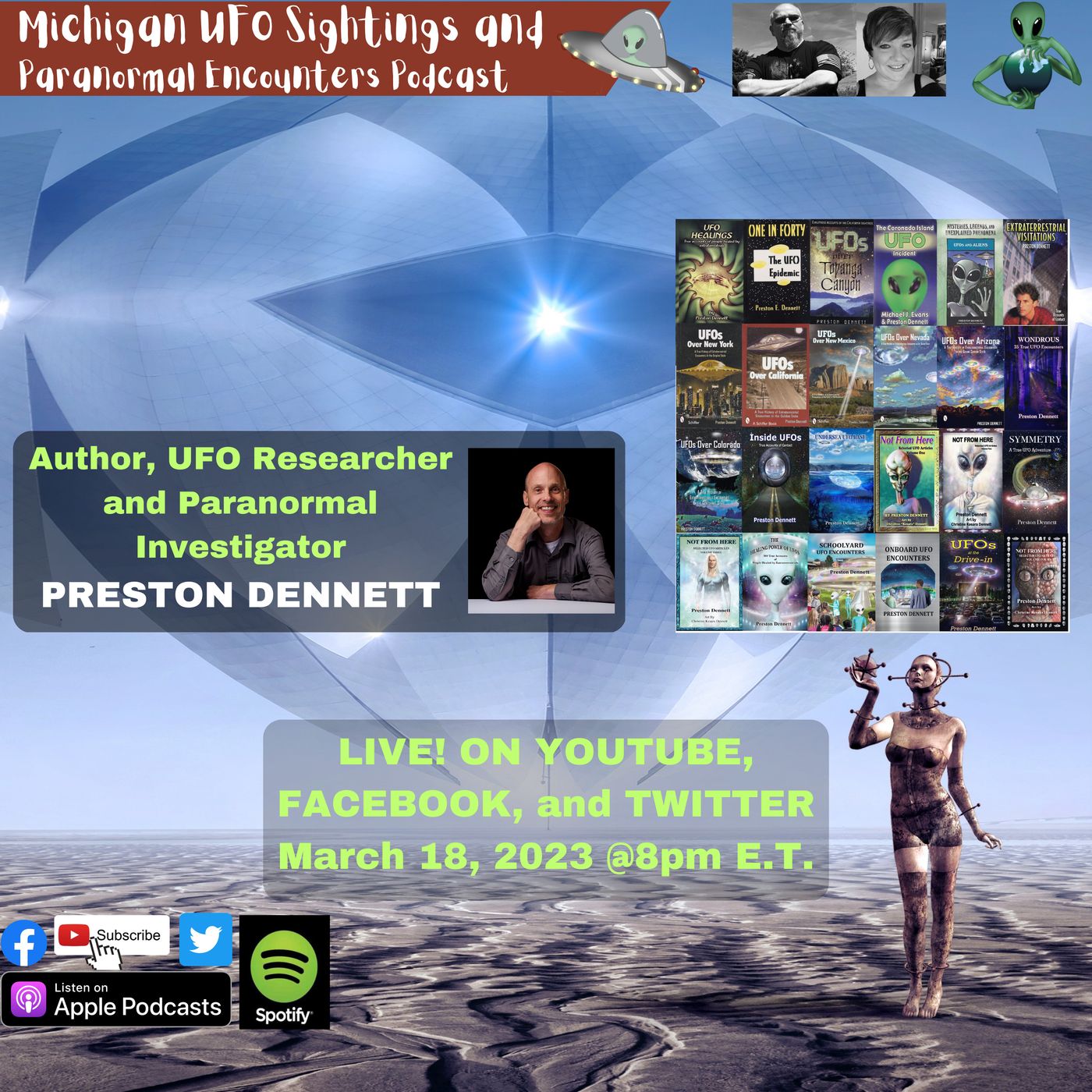 Michigan UFO Sightings And Paranormal Encounters Podcast