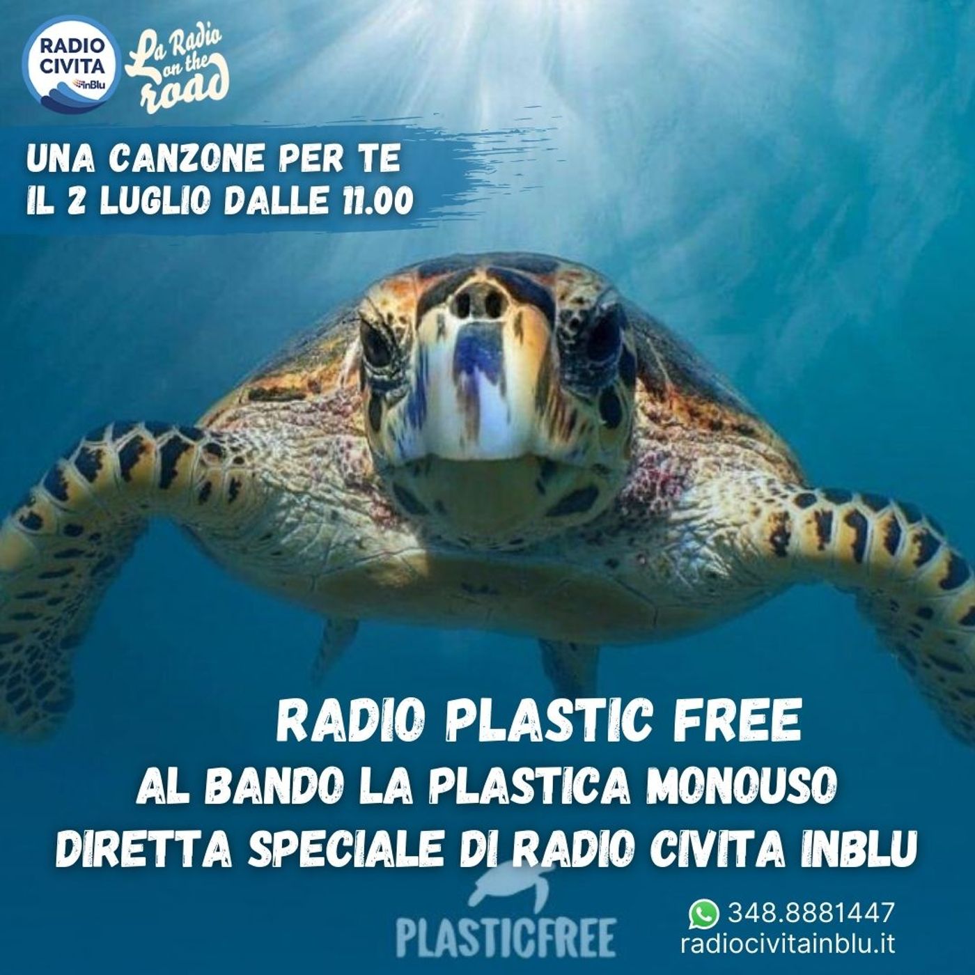 Radio Plastic Free, Al bando la plastica monouso