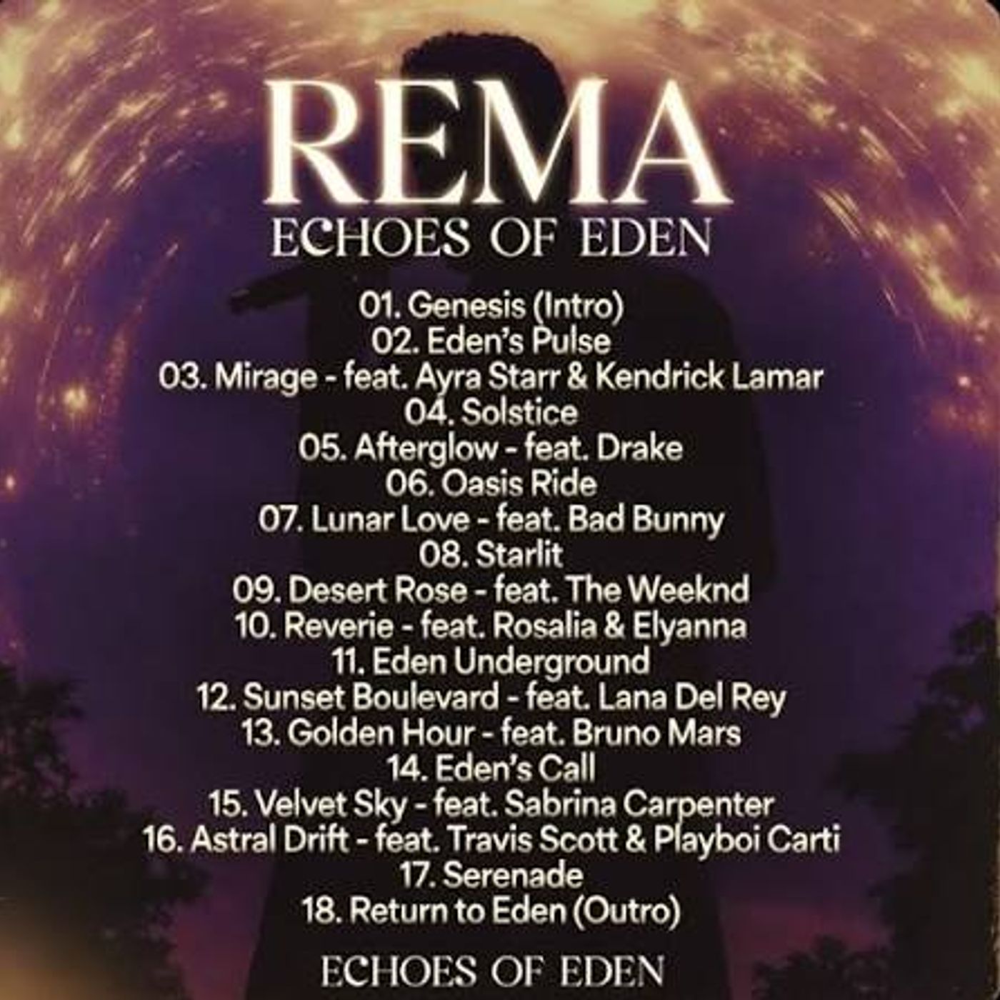 Rema – Echoes of Eden Album (EP) episode artwork