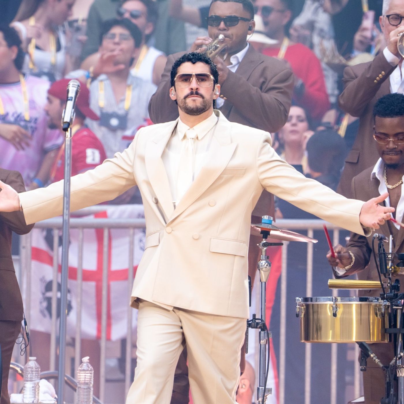 Watch Bad Bunny bring out Gorillaz in London for ‘Tormenta’ and ‘Clint Eastwood’ episode artwork