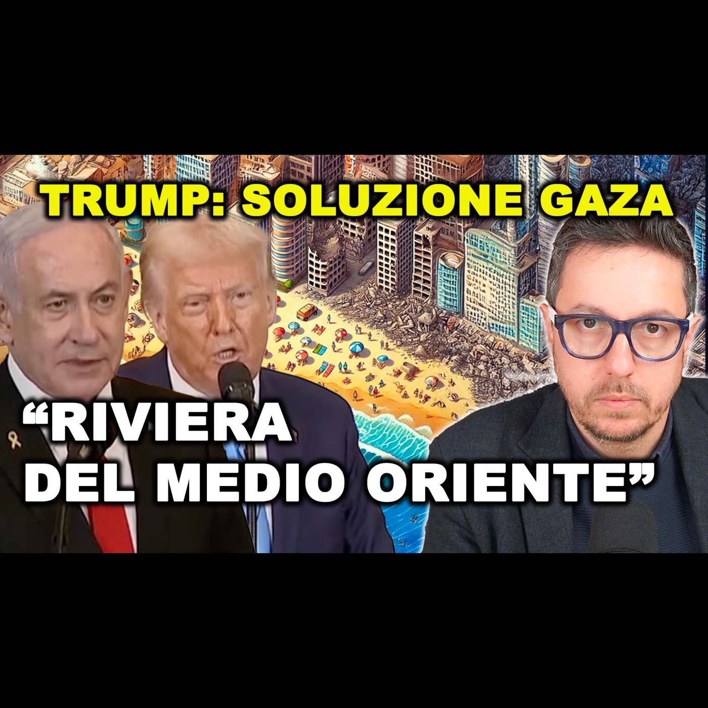 TRUMP: GAZA COME “Riviera del Medio Oriente”, SFOLLANDO I PALESTINESI | L’Europa succube USA