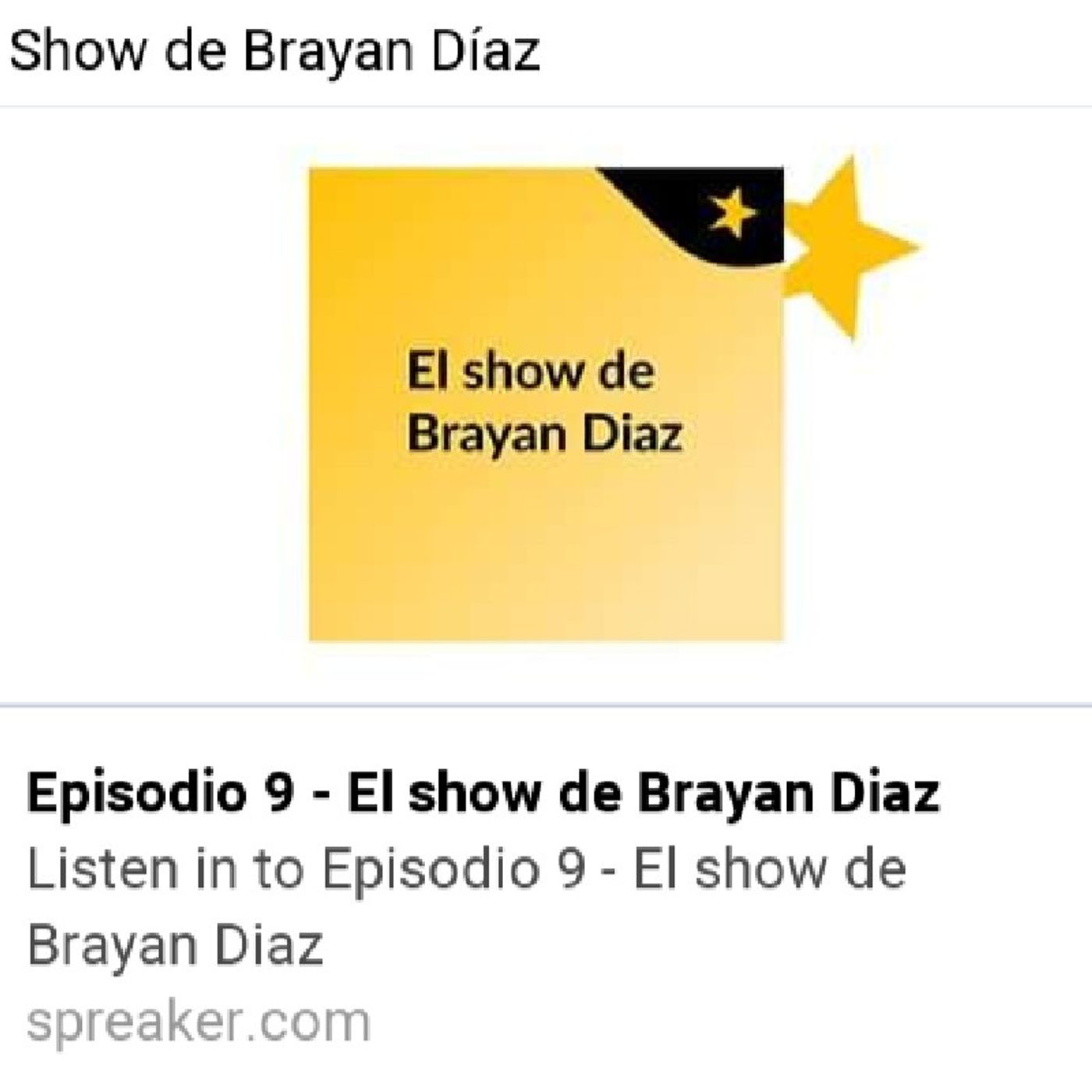 El show de Brayan Diaz