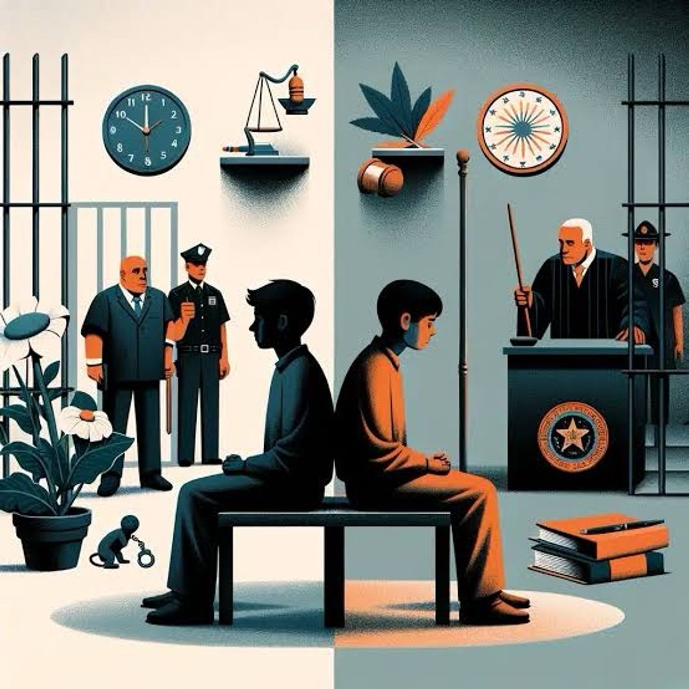 Juvenile justice podcast episode artwork