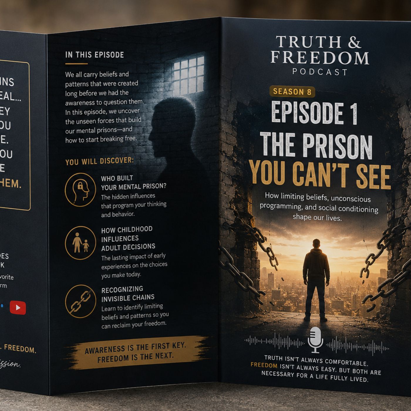 Truth & Freedom Podcast: S 8 Ep 1: Breaking Free from the Invisible Forces Controlling Your Life episode artwork