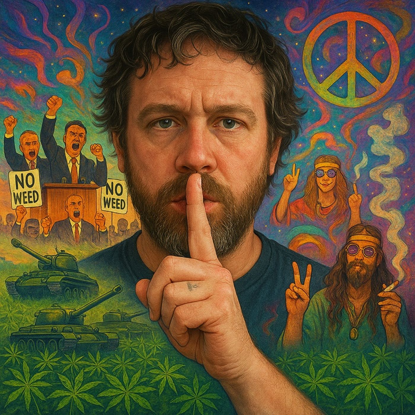 Episode 46 -Smoke and Mirrors: The Conspiracy to Demonize Cannabis episode artwork