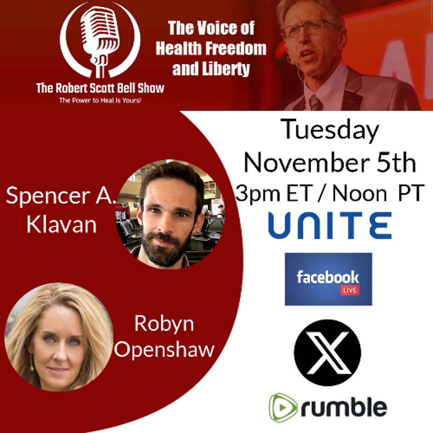 Trump vs Kamala Election Day, Spencer Klavan, Illuminating Science Through Faith, Robyn Openshaw, Green Smoothie Girl - The RSB Show 11-5-24 episode artwork