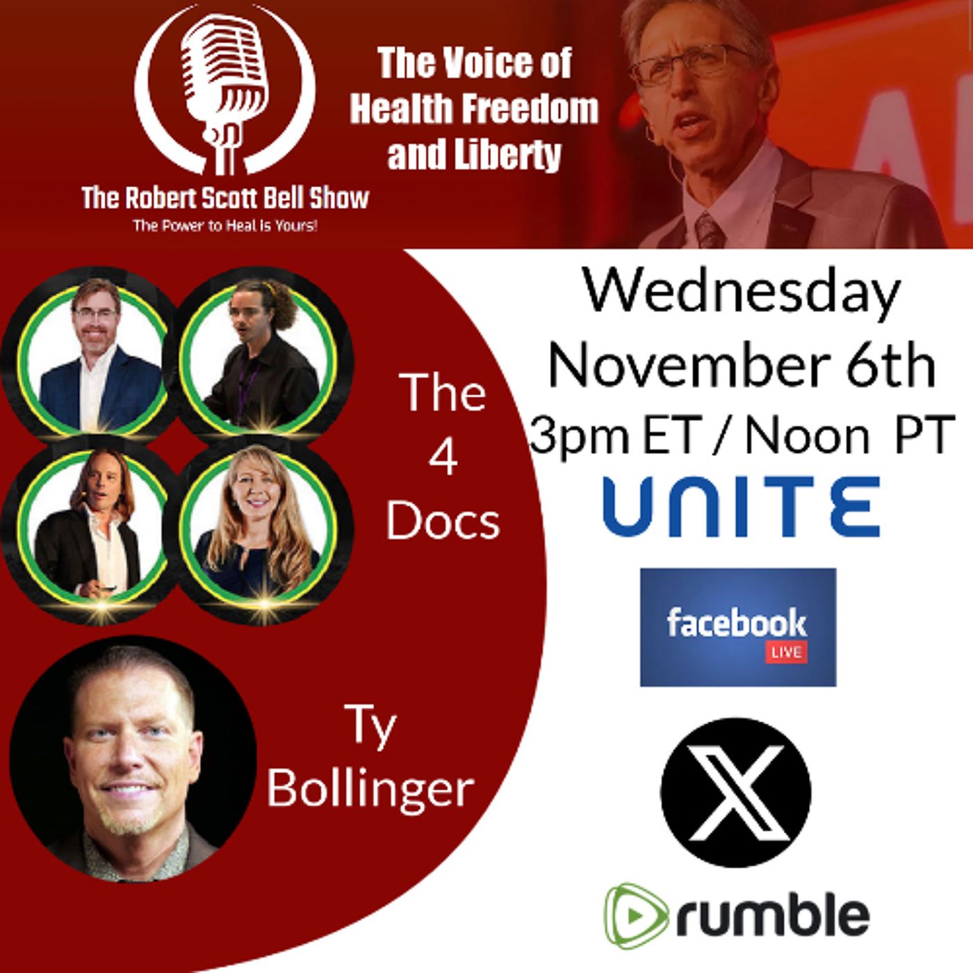 Trump Victory, Ardis, Ealy, Group and Schmidt, Healing for The AGES, Ty Bollinger, Health Freedom future - The RSB Show 11-6-24 episode artwork