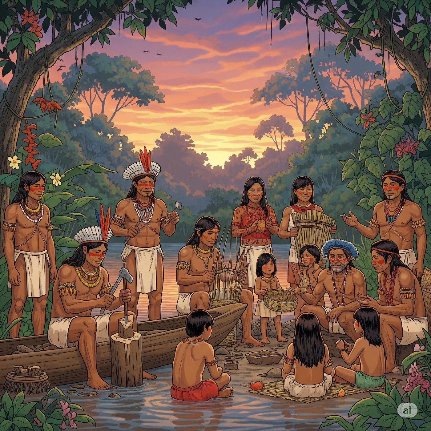 Los indigenas del Amazonas