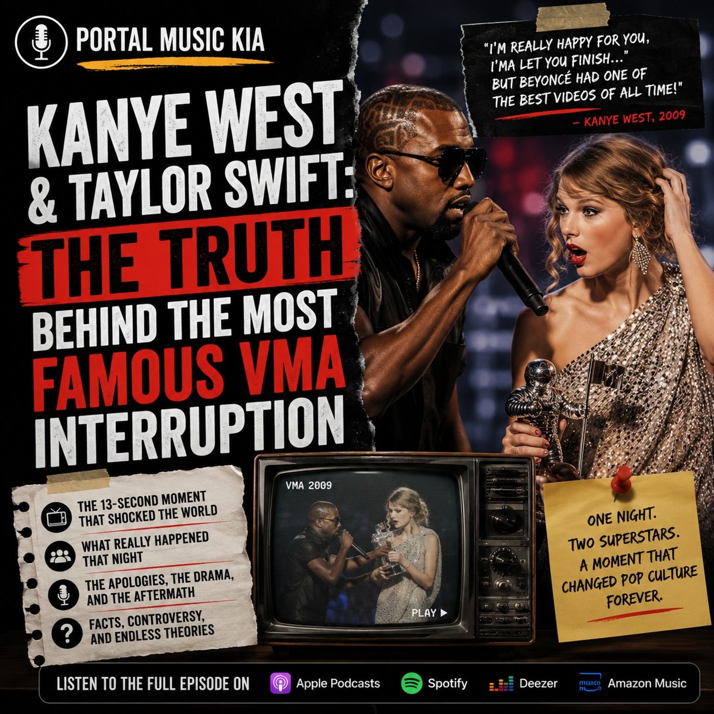 Kanye West Taylor Swift and the 13-Second Moment That Changed Pop Culture episode artwork