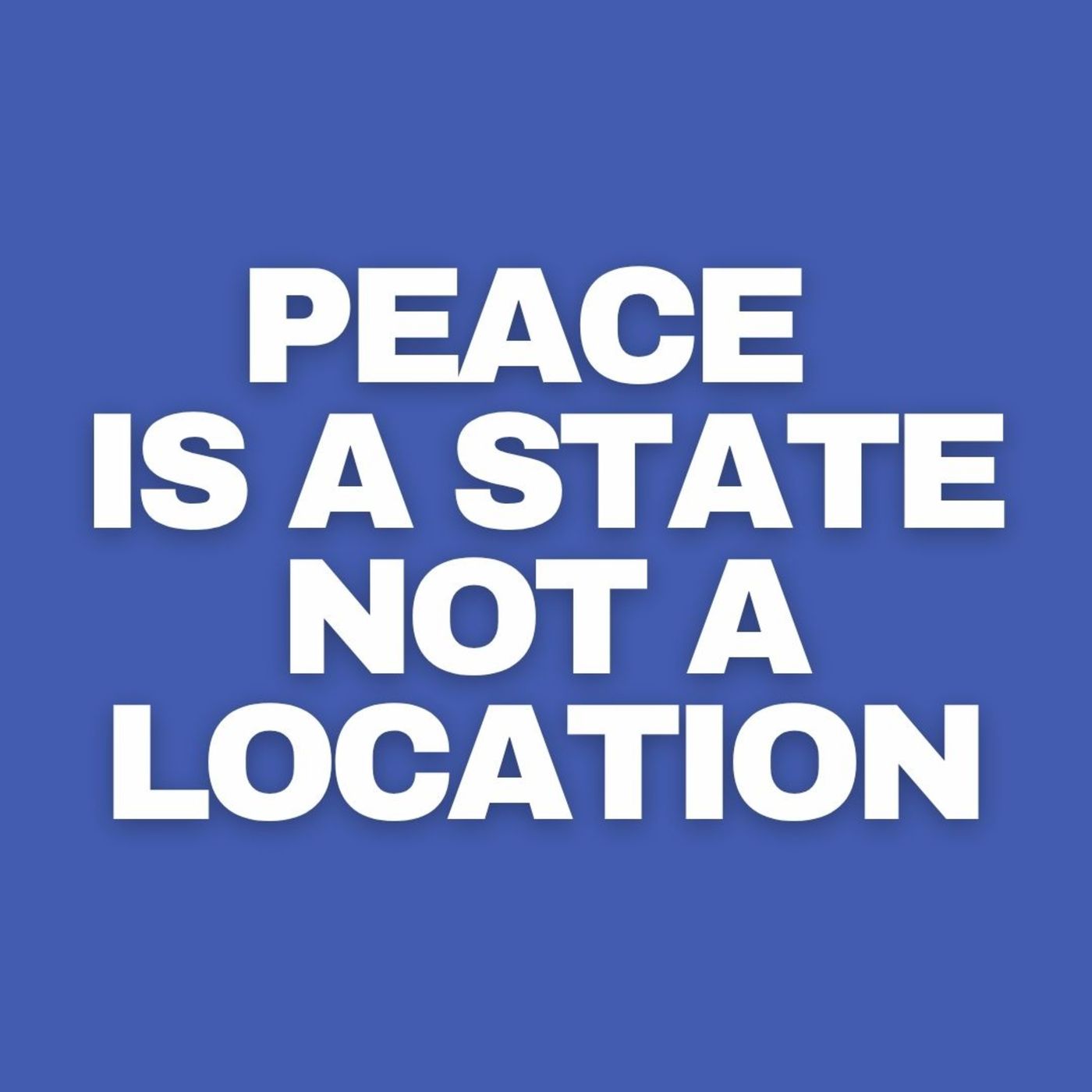 Where does peace actually live? episode artwork