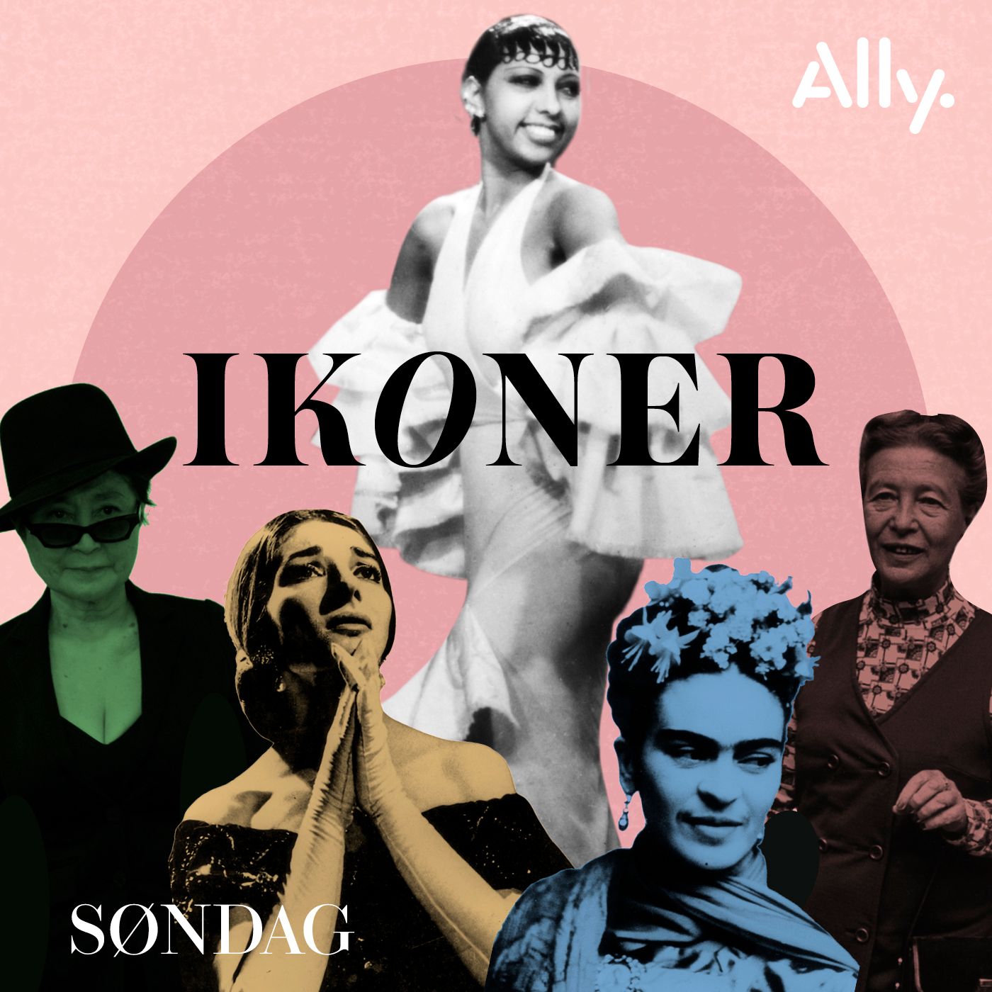 Ikoner - ekko af store kvinder af Ally og SØNDAG