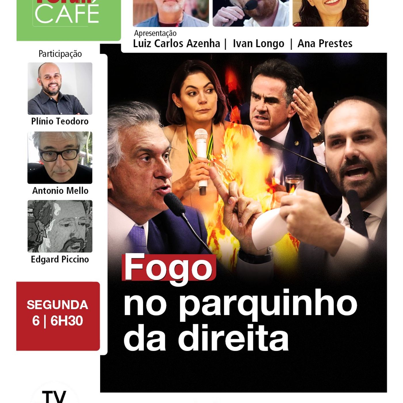 Ciro Nogueira e Caiado trocam farpas em meio à incerteza sobre os Bolsonaro | Fórum Café | 06.10.25