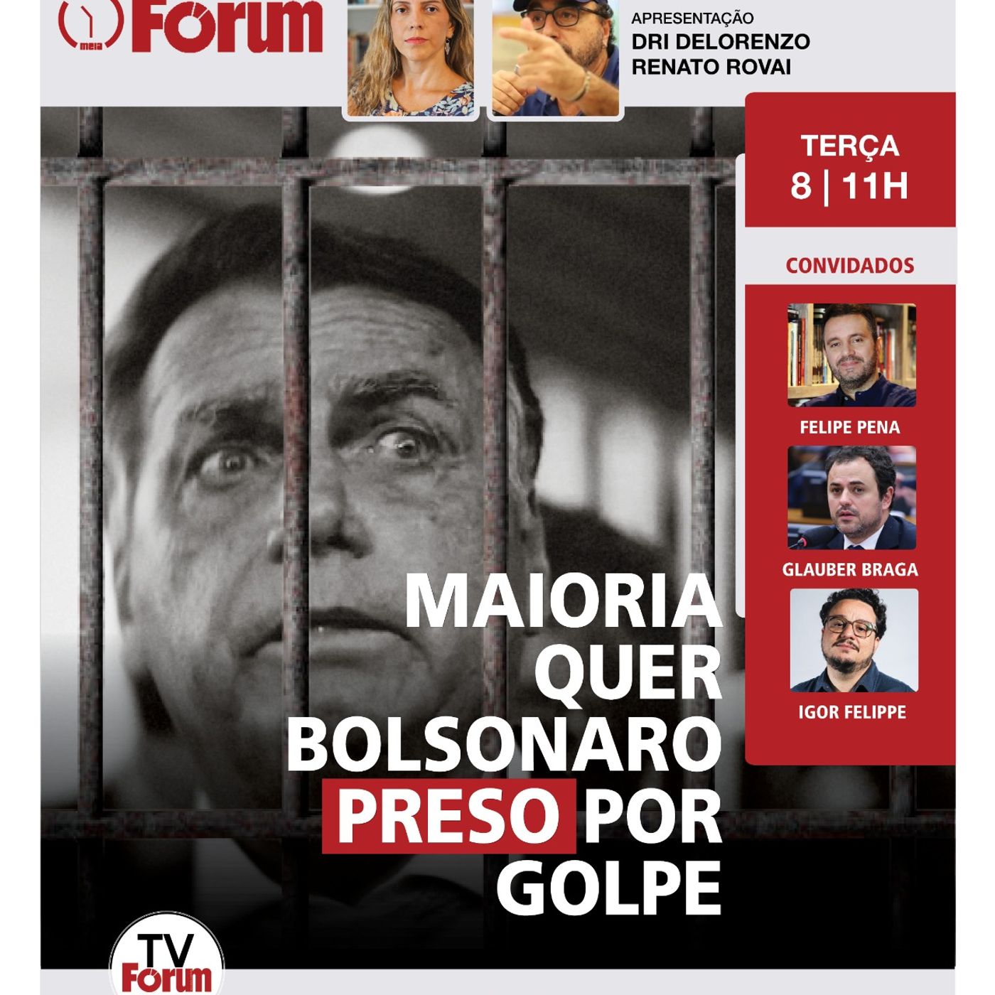Datafolha mostra que maioria quer prisão de Bolsonaro | Lula anuncia 40 bilhões de investimentos episode artwork