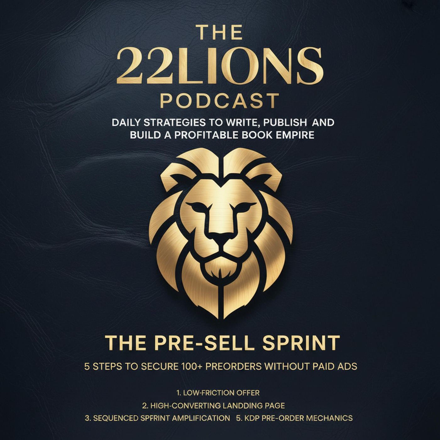 The Pre-Sell Sprint: 5 Steps to Secure 100+ Preorders Without Paid Ads episode artwork
