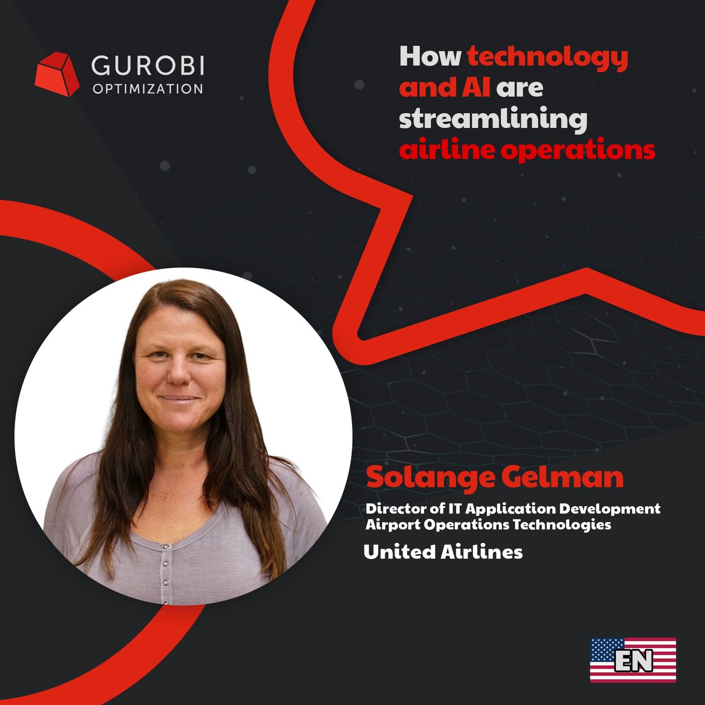 #004 🇺🇸 How technology and AI are streamlining airline operations | Solange Gelman (United Airlines)