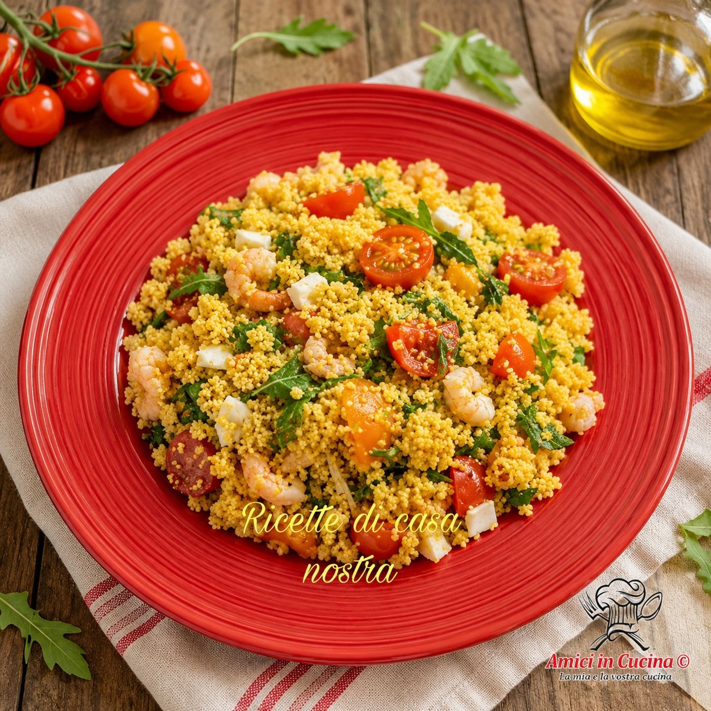 Cous Cous con Gamberetti e Surimi: Ricetta Facile, Fresca e Sfiziosa episode artwork