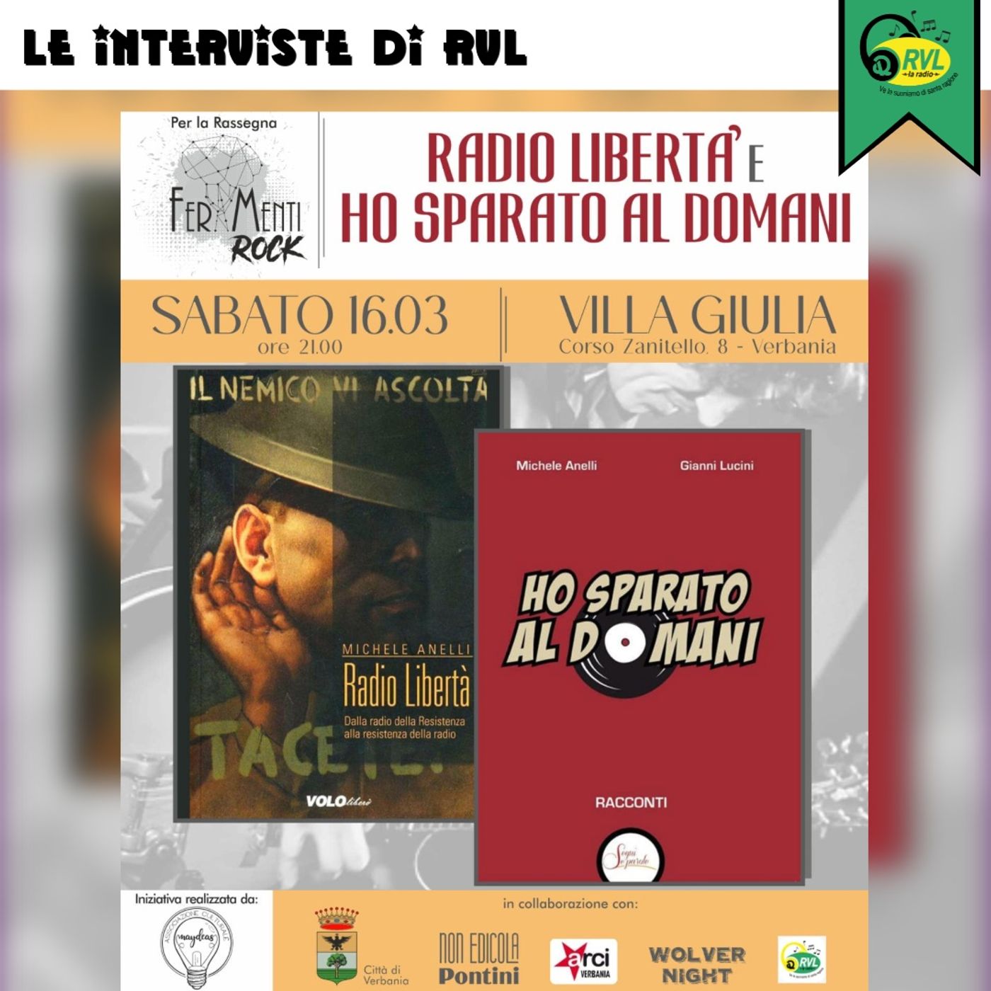 🎙️ 𝐌𝐢𝐜𝐡𝐞𝐥𝐞 𝐀𝐧𝐞𝐥𝐥𝐢 ✨ 𝓕𝓮𝓻𝓶𝓮𝓷𝓽𝓲 𝓡𝓸𝓬𝓴 🎸 𝟏𝟔 𝐌𝐚𝐫𝐳𝐨 𝟐𝟎𝟐𝟒 episode artwork