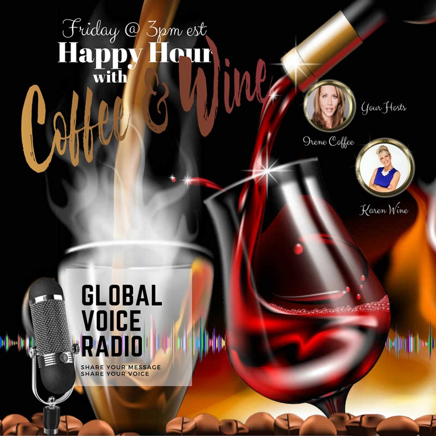 Ep 021 Happy Hour with Coffee & Wine Celebrating Summer Drinks