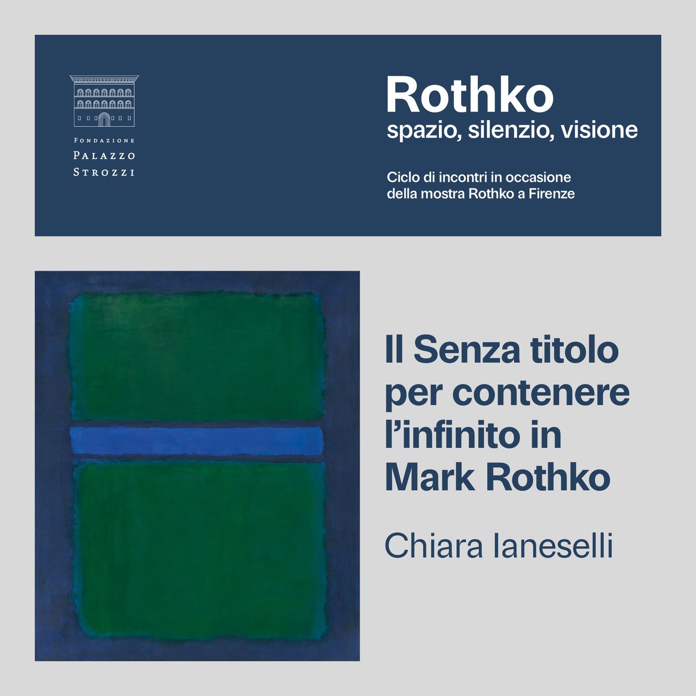 Il Senza titolo per contenere l’infinito in Mark Rothko – Chiara Ianeselli episode artwork