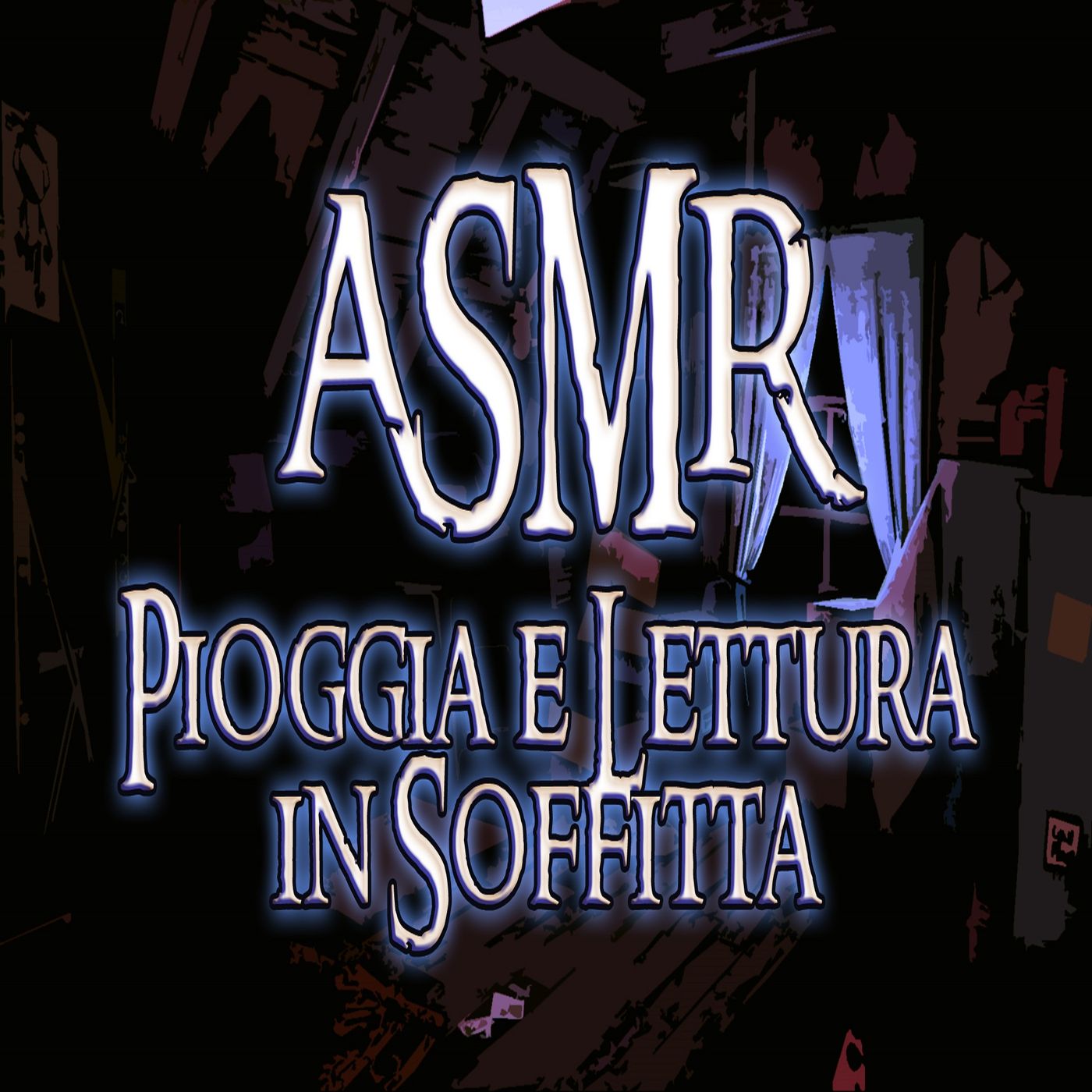 Asmr - Soffitta e Lettura sottovoce (Soft spoke - Unintelligible words - Whisper - Mouth sounds)