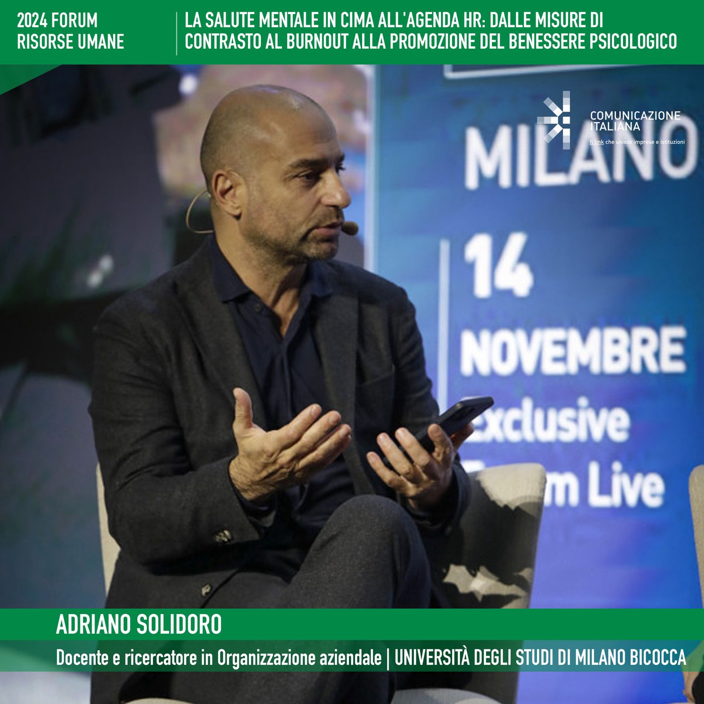 FORUM RISORSE UMANE 2024 | Workshop | LA SALUTE MENTALE IN CIMA ALL'AGENDA HR