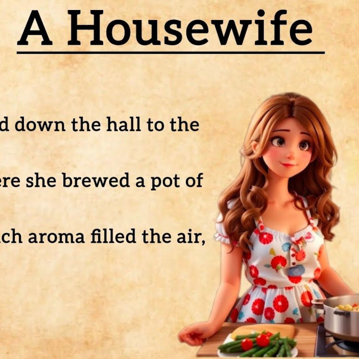 A Housewife Day | English speaking and listening practice story | improve your English skills episode artwork
