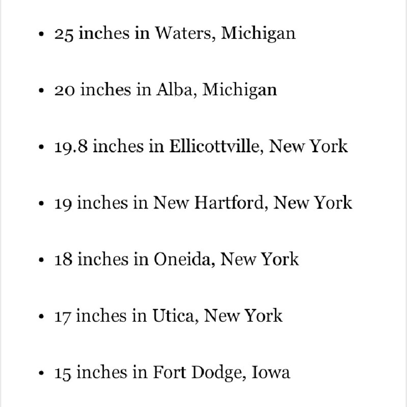(popular and informative) November 30th snow totals Chicago Illinois and the 10-day forecast