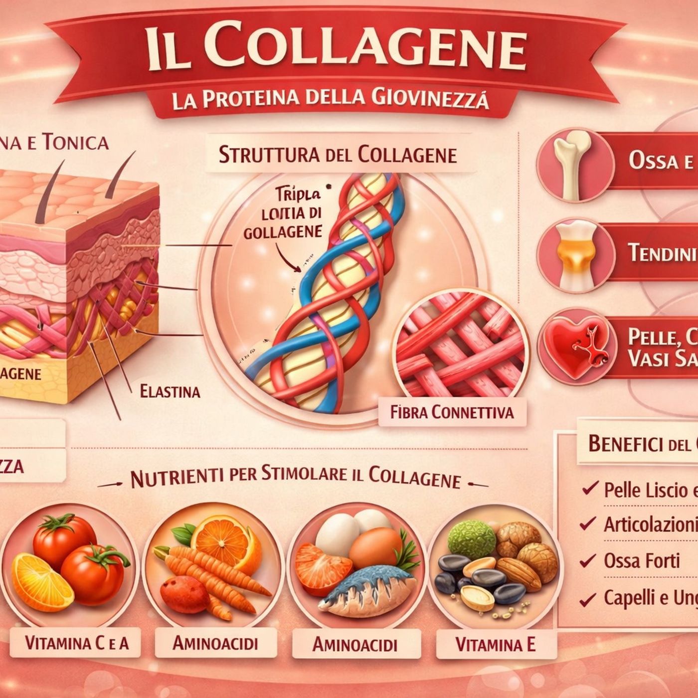 Dieta anti-rughe: come stimolare il collagene attraverso l’alimentazione episode artwork