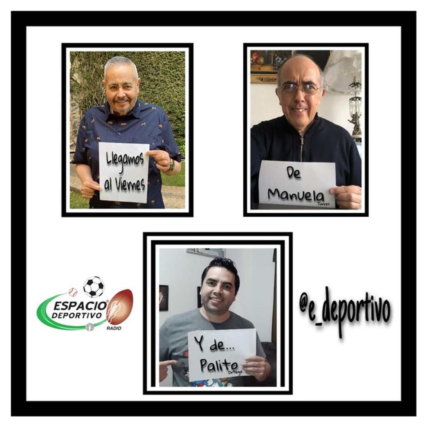 Viernes de Manuela y Palito con Rudo, Pepe y Alex en Espacio Deportivo de la Tarde 01 de Mayo  2020