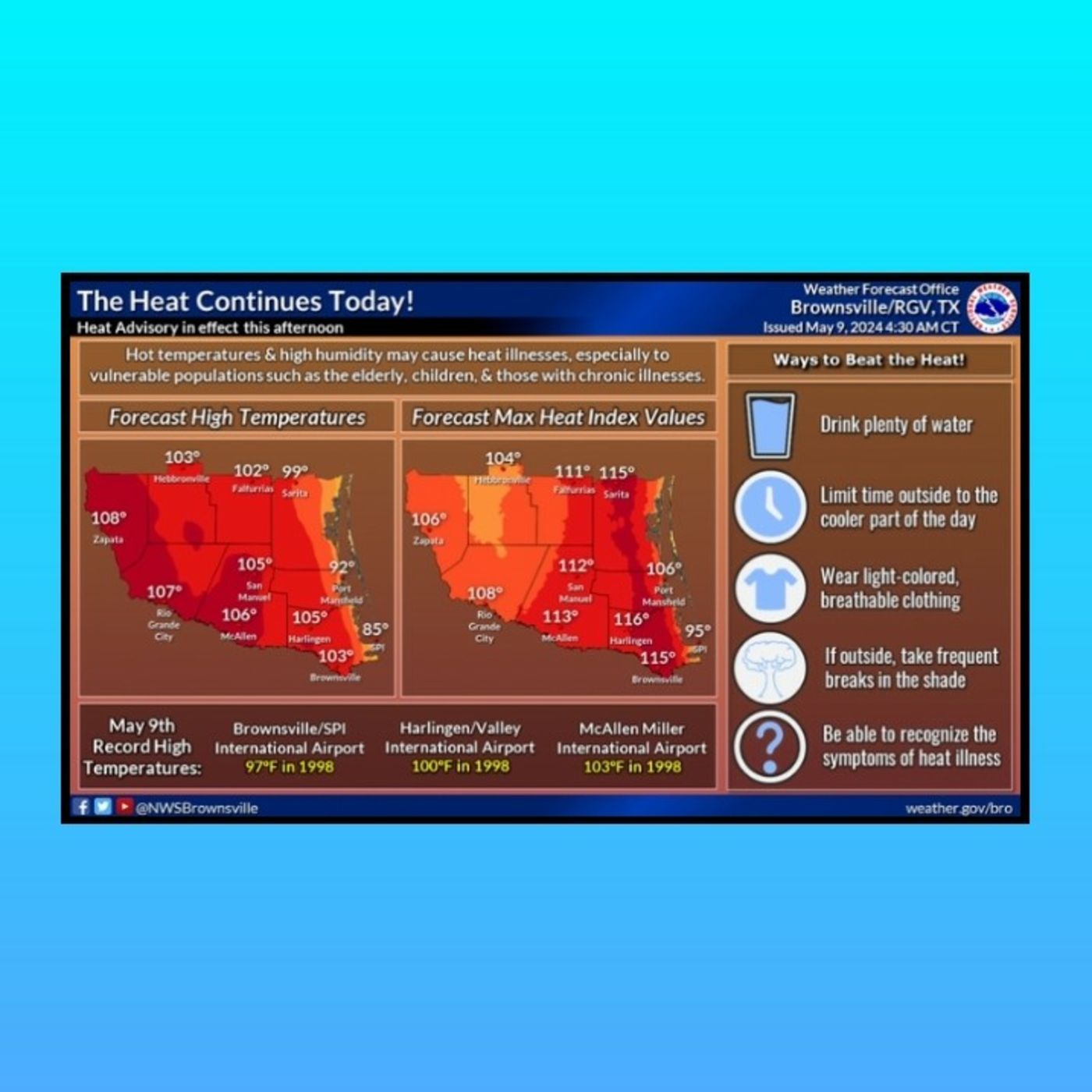 Extreme Texas/Mexican Heat 5/9/24 (added light background music)
