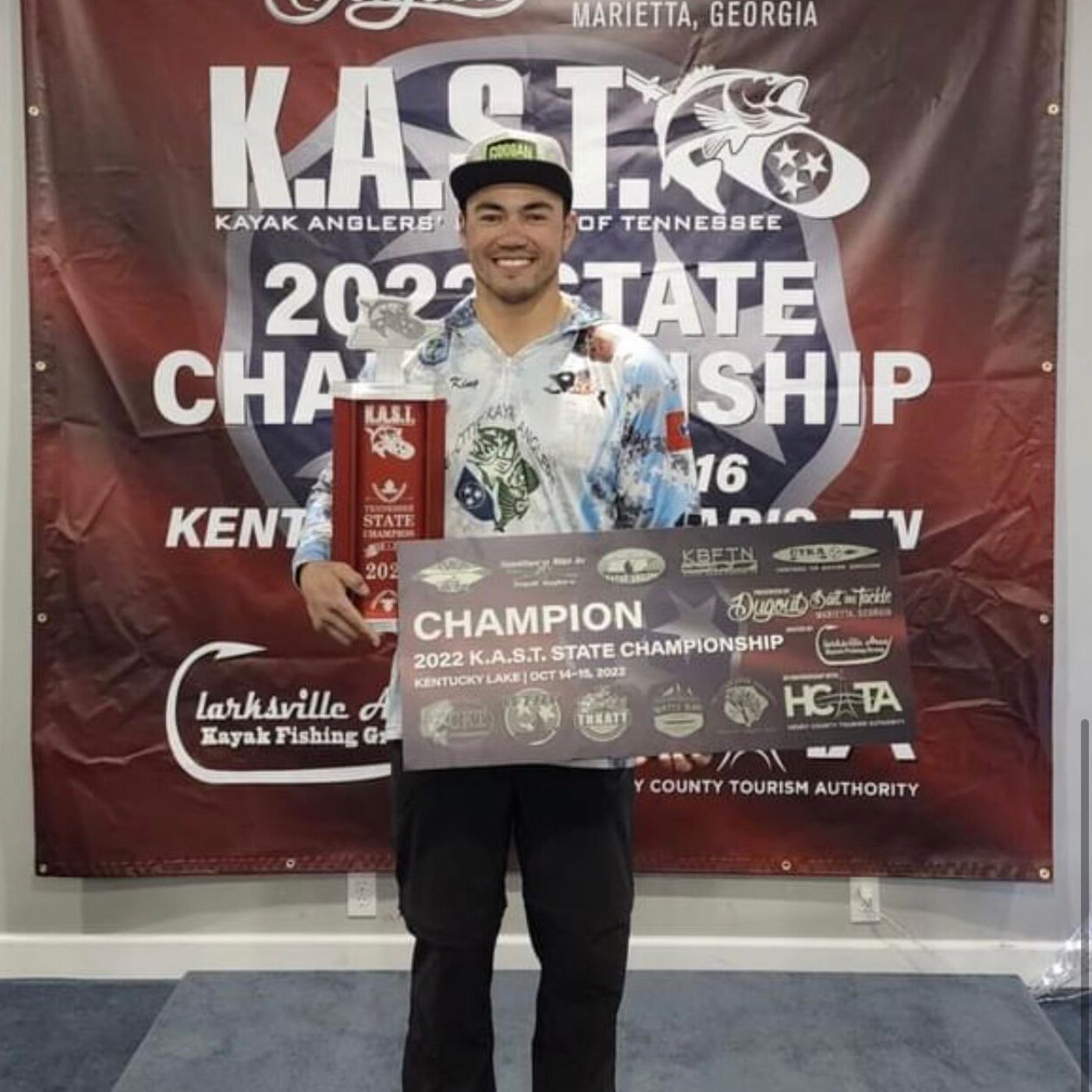 Josh King Wins the Kayak Anglers Society of Tenn State Championship
