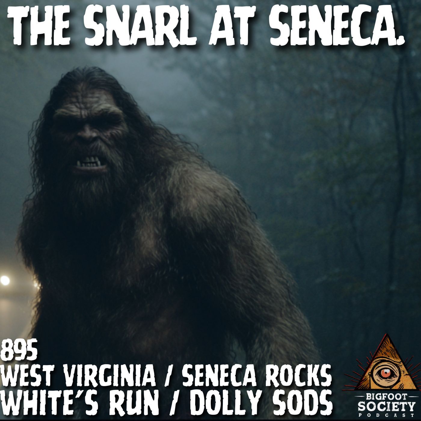 Snarling Bigfoot Blocks Road in West Virginia!